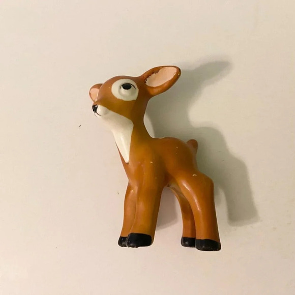 Vintage Small  Ceramic Deer Fawn Figurine 2.25 Inch Tall Germany Figure - Picture 12 of 15